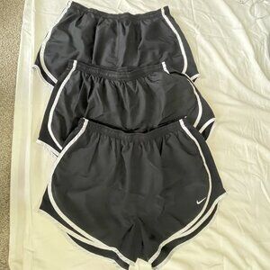 Nike Black Athletic Shorts Lot of 3, Large